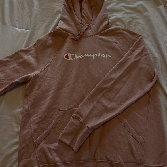 Light pink champion hoodie - Picture 1 of 5